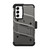 ZIZO BOLT Bundle for Galaxy S23 Plus Case with Screen Protector Kickstand Holster Lanyard - Gun Metal Gray