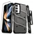 ZIZO BOLT Bundle for Galaxy S23 Plus Case with Screen Protector Kickstand Holster Lanyard - Gun Metal Gray