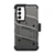 ZIZO BOLT Bundle for Galaxy S23 Plus Case with Screen Protector Kickstand Holster Lanyard - Gun Metal Gray