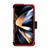 ZIZO BOLT Bundle for Galaxy S23 Plus Case with Screen Protector Kickstand Holster Lanyard - Red