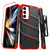 ZIZO BOLT Bundle for Galaxy S23 Plus Case with Screen Protector Kickstand Holster Lanyard - Red