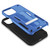ZIZO TRANSFORM Series for iPhone 12 / iPhone 12 Pro Case - Rugged Dual-layer Protection with Kickstand - Blue