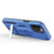 ZIZO TRANSFORM Series for iPhone 12 / iPhone 12 Pro Case - Rugged Dual-layer Protection with Kickstand - Blue