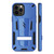 ZIZO TRANSFORM Series for iPhone 12 / iPhone 12 Pro Case - Rugged Dual-layer Protection with Kickstand - Blue