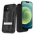 ZIZO TRANSFORM Series for iPhone 12 Mini Case - Rugged Dual-layer Protection with Kickstand - Black