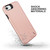 ZIZO DIVISION Series for iPhone SE (3rd and 2nd gen)/8/7 Case - Rose Gold