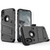 ZIZO Bolt Series for iPhone XR Case with Screen Protector Kickstand Holster Lanyard - Gun Metal Gray