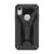 ZIZO STATIC Series for iPhone XR Case Military Grade Drop Tested with Built In Kickstand (Black/Black)