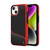 ZIZO DIVISION Series for iPhone 14 (6.1) Case - Sleek Modern Protection - Black & Red
