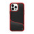 ZIZO DIVISION Series for iPhone 14 Pro Max (6.7) Case - Sleek Modern Protection - Black & Red