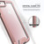 ZIZO ION Series for iPhone SE (3rd and 2nd gen)/8/7 Case - Rose Gold & Clear