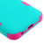MyBat TUFF Series Case for Samsung J260 (Galaxy J2 Core)/Galaxy J2 Dash / Galaxy J2 Pure - Rubberized Teal Green / Electric Pink