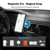MyBat Pro Antimicrobial Maverick Series w/ MagSafe Case with Holster and Tempered Glass for Apple iPhone 15 - Black / Black