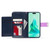 MyBat MyJacket Wallet Xtra Series for Apple iPhone 15 (6.1) - Purple / Dark Blue