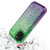 MyBat Quicksand Glitter with Diamonds Protector Cover for Apple iPhone 15 (6.1) - Purple / Green Gradient