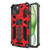 MyBat Sturdy Hybrid Protector Cover (with Stand) for Apple iPhone 15 Plus - Red / Black