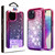MyBat Quicksand Glitter with Diamonds Protector Cover for Apple iPhone 15 Plus (6.7) - Purple / Pink  Gradient