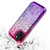 MyBat Quicksand Glitter with Diamonds Protector Cover for Apple iPhone 15 Plus (6.7) - Purple / Pink  Gradient