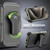 MyBat Pro Antimicrobial Maverick Series w/ MagSafe Case with Holster and Tempered Glass for Apple iPhone 15 Pro - Gray / Black