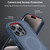MyBat Pro Antimicrobial Maverick Series w/ MagSafe Case with Holster and Tempered Glass for Apple iPhone 15 Pro - Blue / Black