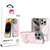 MyBat Pro Stealth Series w/ MagSafe Case for Apple iPhone 15 Pro - Pink / Gray