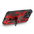 MyBat Sturdy Hybrid Protector Cover (with Stand) for Apple iPhone 15 Pro - Red / Black
