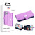 MyBat MyJacket Wallet Xtra Series for Apple iPhone 15 Pro Max (6.7) - Purple / Dark Blue
