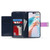 MyBat MyJacket Wallet Xtra Series for Apple iPhone 15 Pro Max (6.7) - Purple / Dark Blue