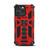 MyBat Sturdy Hybrid Protector Cover (with Stand) for Apple iPhone 15 Pro Max - Red / Black