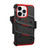 ZIZO BOLT Bundle iPhone 15 Pro Case with Tempered Glass - Red