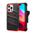 ZIZO BOLT Bundle iPhone 15 Pro Case with Tempered Glass - Red