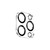 ZIZO LensTek iPhone 15 Plus Camera Lens Protector (2 Pack) - Black