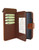 Piel Frama 958 Brown Crocodile WalletMagnum Leather Case for iPhone 15