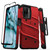 ZIZO BOLT Bundle OnePlus Nord N300 5G Case with Tempered Glass - Red