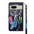 Google Pixel 8 3D Painted Pattern Leather Phone Case - Colorful Dreamcatcher