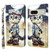 Google Pixel 8 3D Painted Pattern Leather Phone Case - Naughty Cat