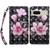 Google Pixel 8 3D Painted Pattern Leather Phone Case - Pink Flower