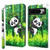 Google Pixel 8 3D Painting Pattern Flip Leather Phone Case - Bamboo Panda