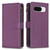 Google Pixel 8 9 Card Slots Zipper Wallet Leather Flip Phone Case - Dark Purple