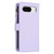 Google Pixel 8 9 Card Slots Zipper Wallet Leather Flip Phone Case - Light Purple