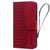 Google Pixel 8 Business Diamond Buckle Leather Phone Case with Lanyard - Wine Red