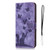 Google Pixel 8 Butterfly Cat Embossing Flip Leather Phone Case - Purple