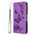 Google Pixel 8 Butterfly Embossed Flip Leather Phone Case - Purple