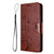 Google Pixel 8 Butterfly Flower Pattern Flip Leather Phone Case - Brown
