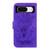 Google Pixel 8 Butterfly Rose Embossed Leather Phone Case - Purple