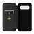 Google Pixel 8 Carbon Fiber Texture Flip Leather Phone Case - Black