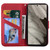 Google Pixel 8 Cartoon Buckle Horizontal Flip Leather Phone Case - Red