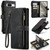Google Pixel 8 CaseMe C30 Multifunctional Leather Phone Case - Black