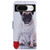 Google Pixel 8 Coloured Drawing Flip Leather Phone Case - Pug