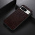 Google Pixel 8 Crocodile Texture Genuine Leather Phone Case - Coffee